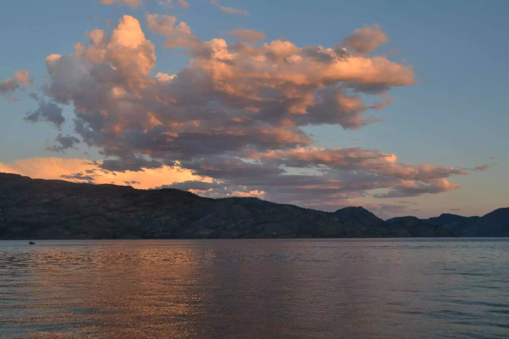 Okanagan Lake view Kelowna, British Columbia.